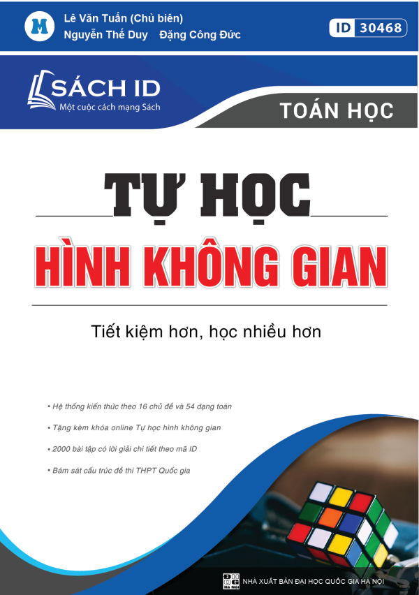Sách ID luyện thi THPT QG 2021 theo chuyên đề môn Toán hay nhất Tự học hình không gian
