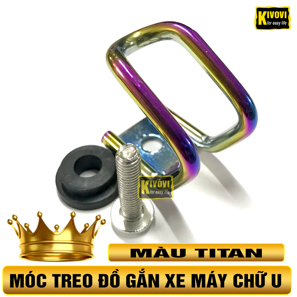 Móc Treo Đồ Xe Máy - Móc Treo Đồ Titan - Phụ Kiện Xe Máy - Đồ Chơi Xe Máy - Kivovi