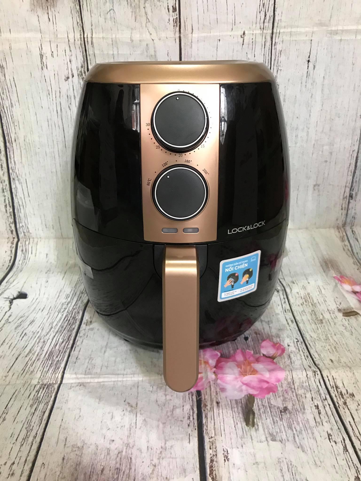Nồi chiên không dầu ss lock&lock eco fryer ejf445 3.5l 1500w