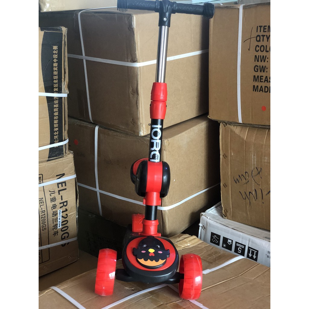XE TRƯỢT SCOOTER CHO BÉ - XE CHÒI CHÂN CHO BÉ - CÓ NHẠC VÀ