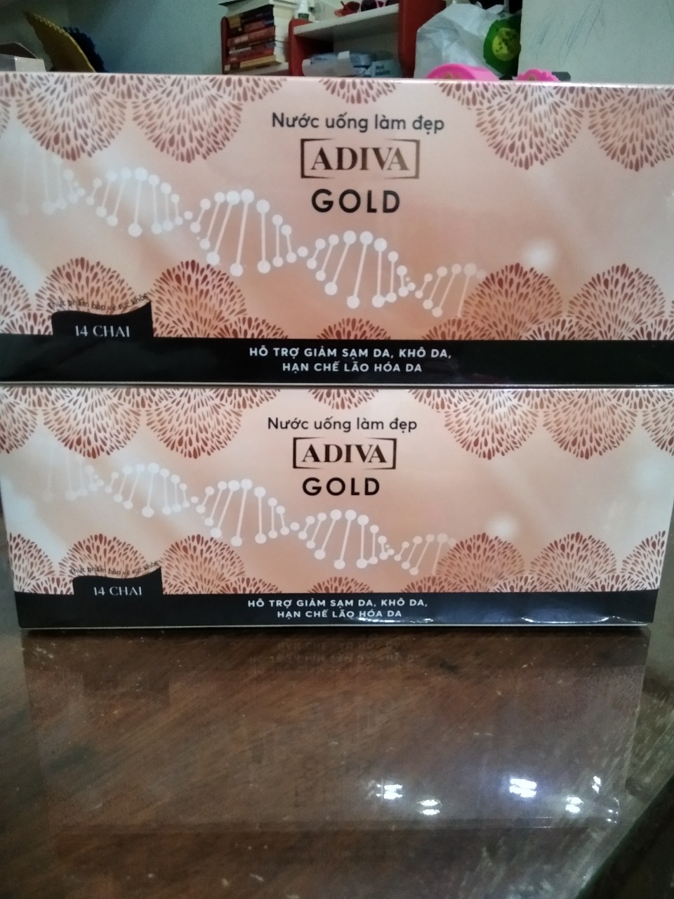 [HCM](HOT) Combo 02 hộp Collagen Adiva Gold (14 lọ/ hộp)