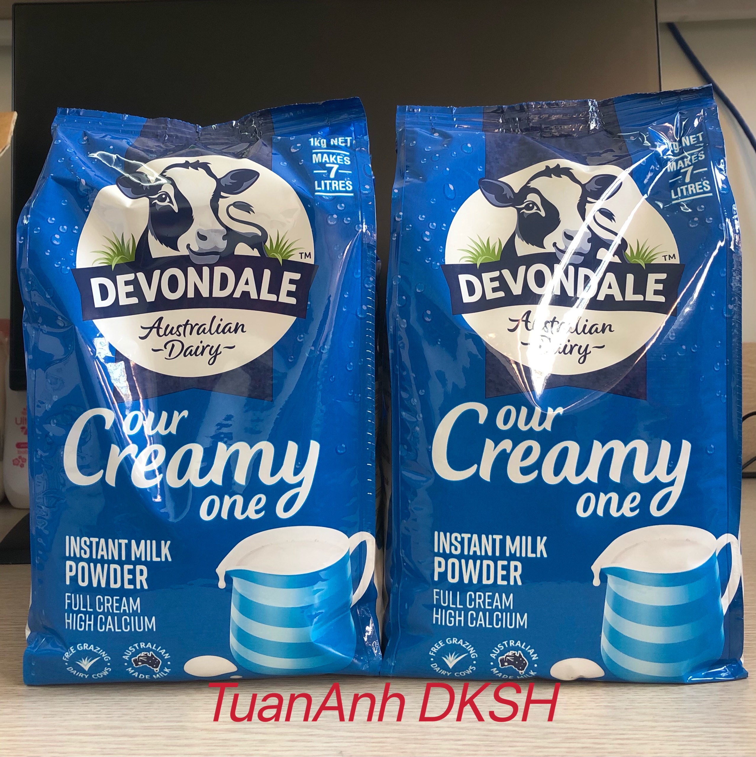 -sữa tươi dạng bột 1kg devondale. hàng chính hãng dksh việt nam.