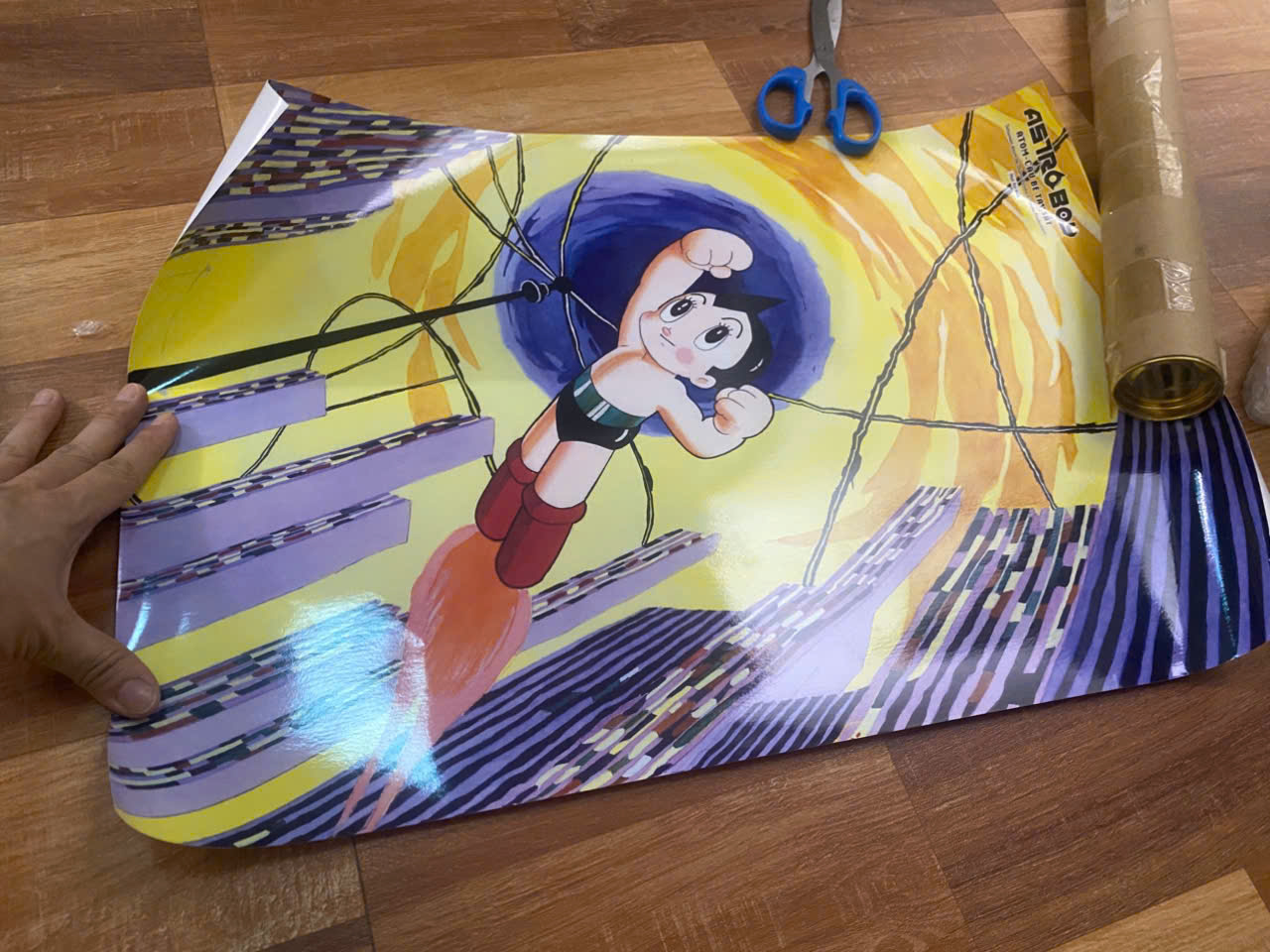 Lẻ poster vở astro boy astroboy