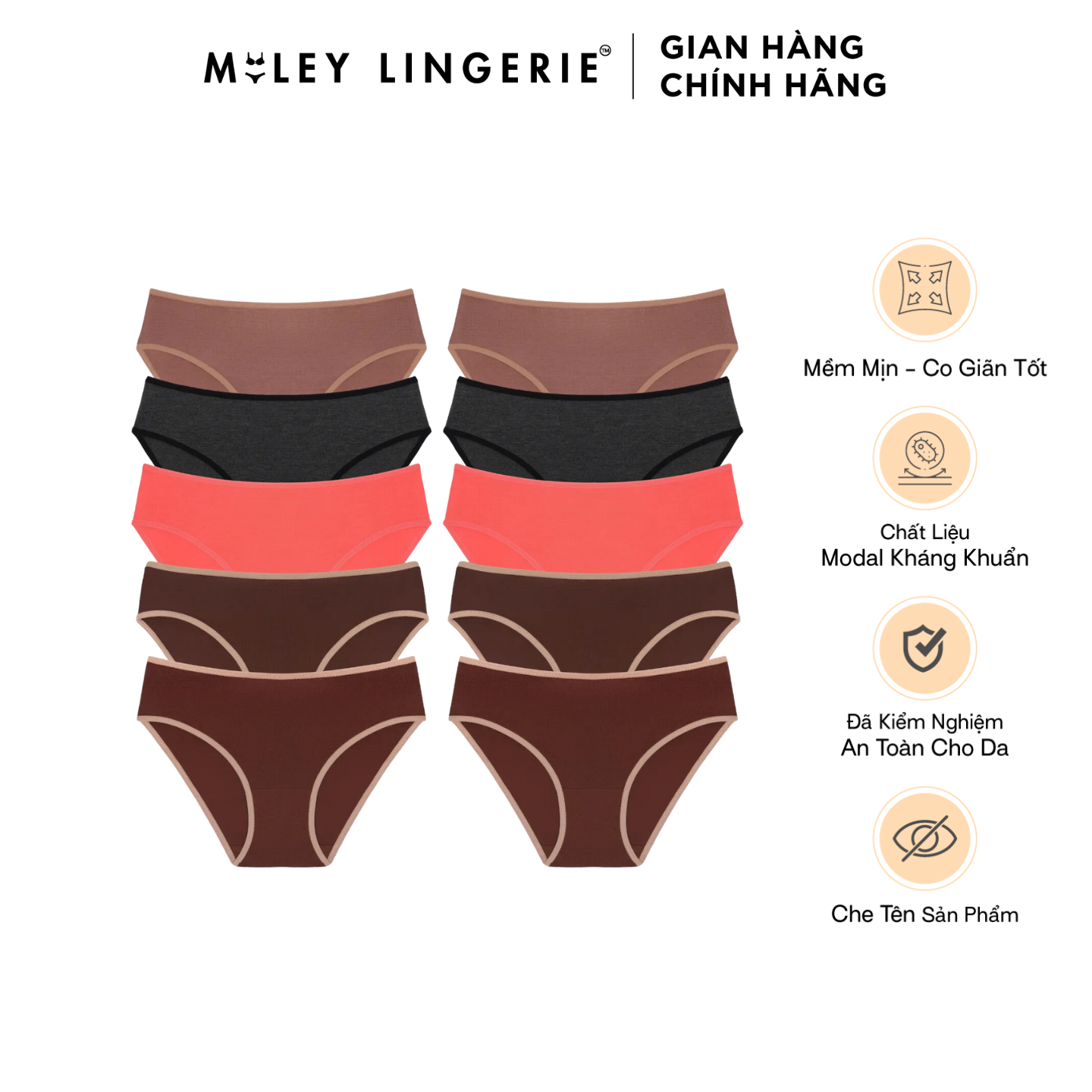 Combo 10 Women's Cotton Flexi Miley Lingerie Panties