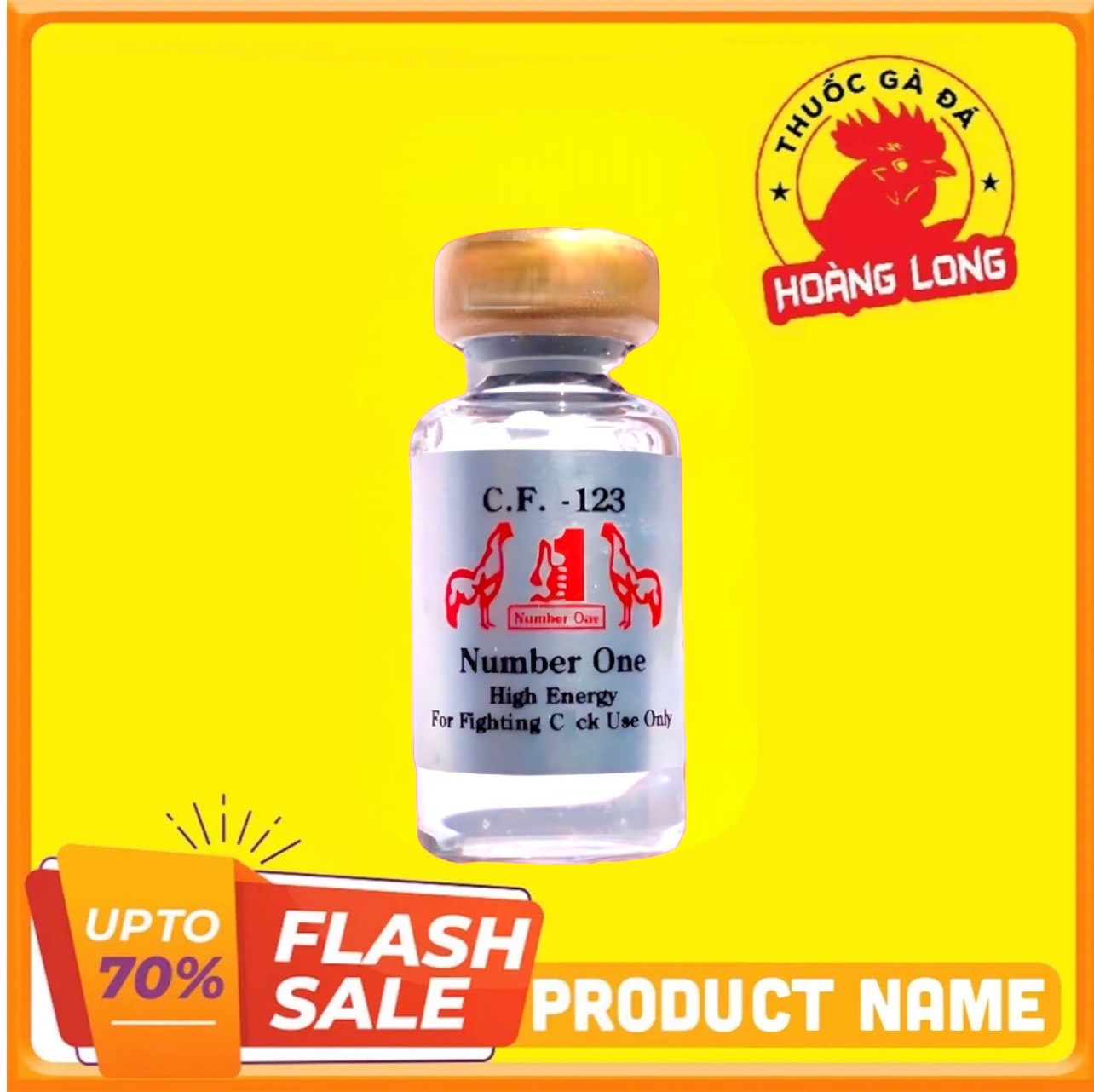 Cf123 tang số 1 dành cho gà đá chai 2ml