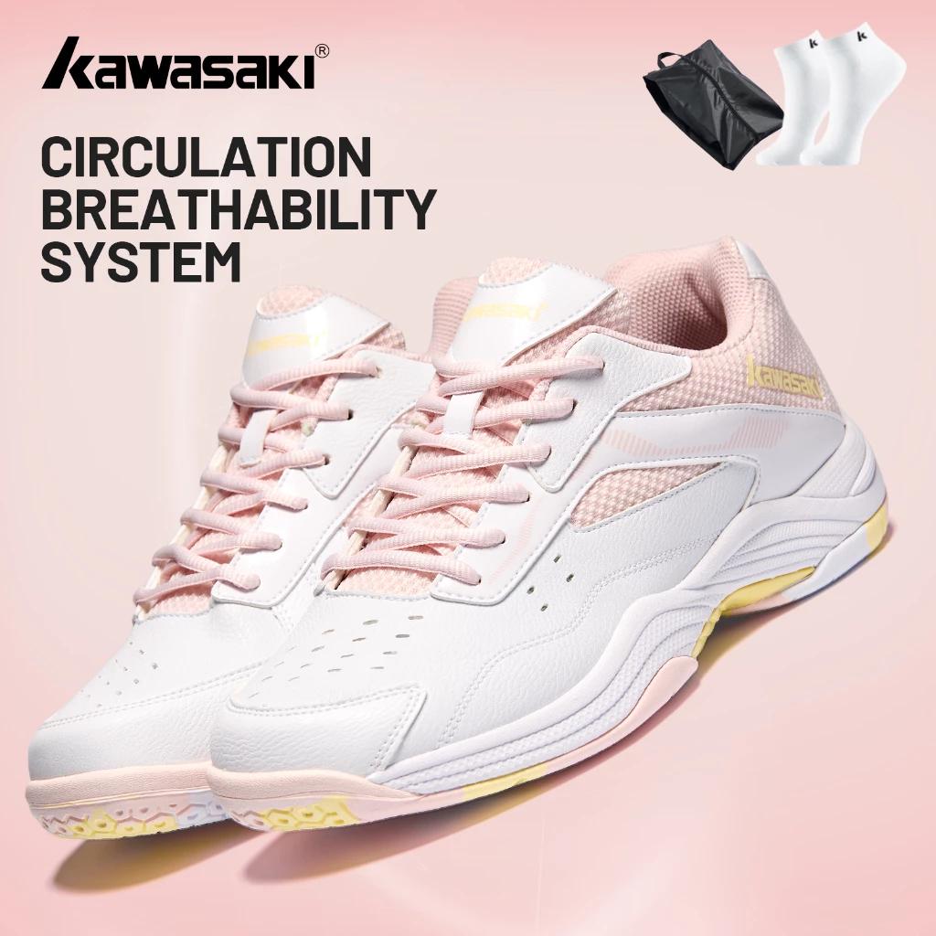 Kawasaki Giày Thể Thao Chuyên Nghiệp K4B50-C32011 Cho Cầu Lông & Pickleball Chống Trơn Trượt Bền Chắc Thoáng Khí
