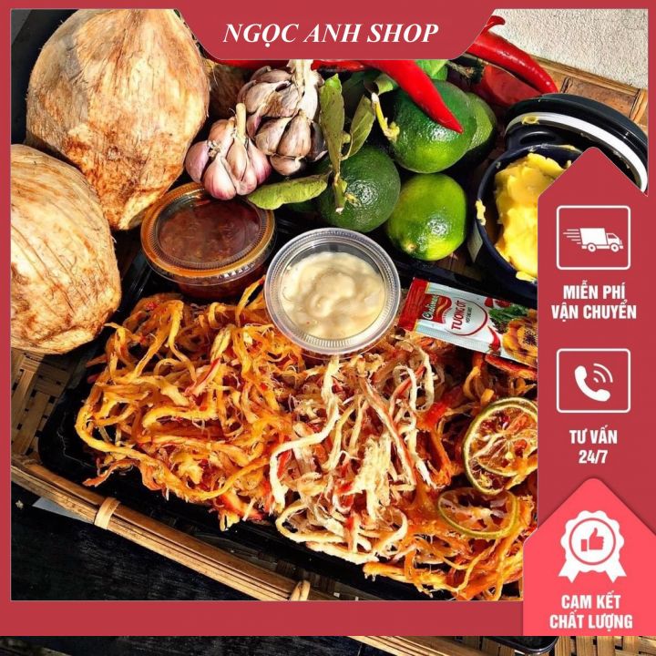 Mực sợi mix 3 vị mực bơ tỏi mực hấp dừa mực chanh thỏa thích trải nghiệm món ăn nhiều vị cùng lúc