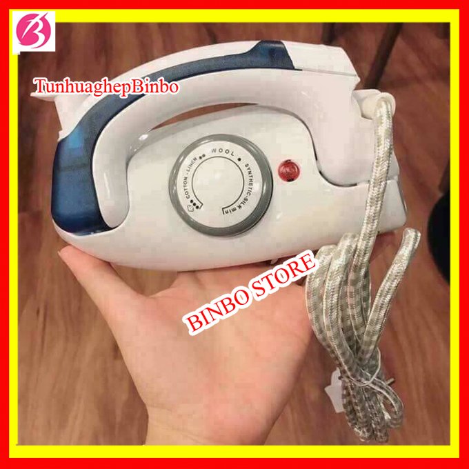 Bàn ủi hơi nước mini gấp gọn - bàn là du lịch travel iron siêu nhỏ