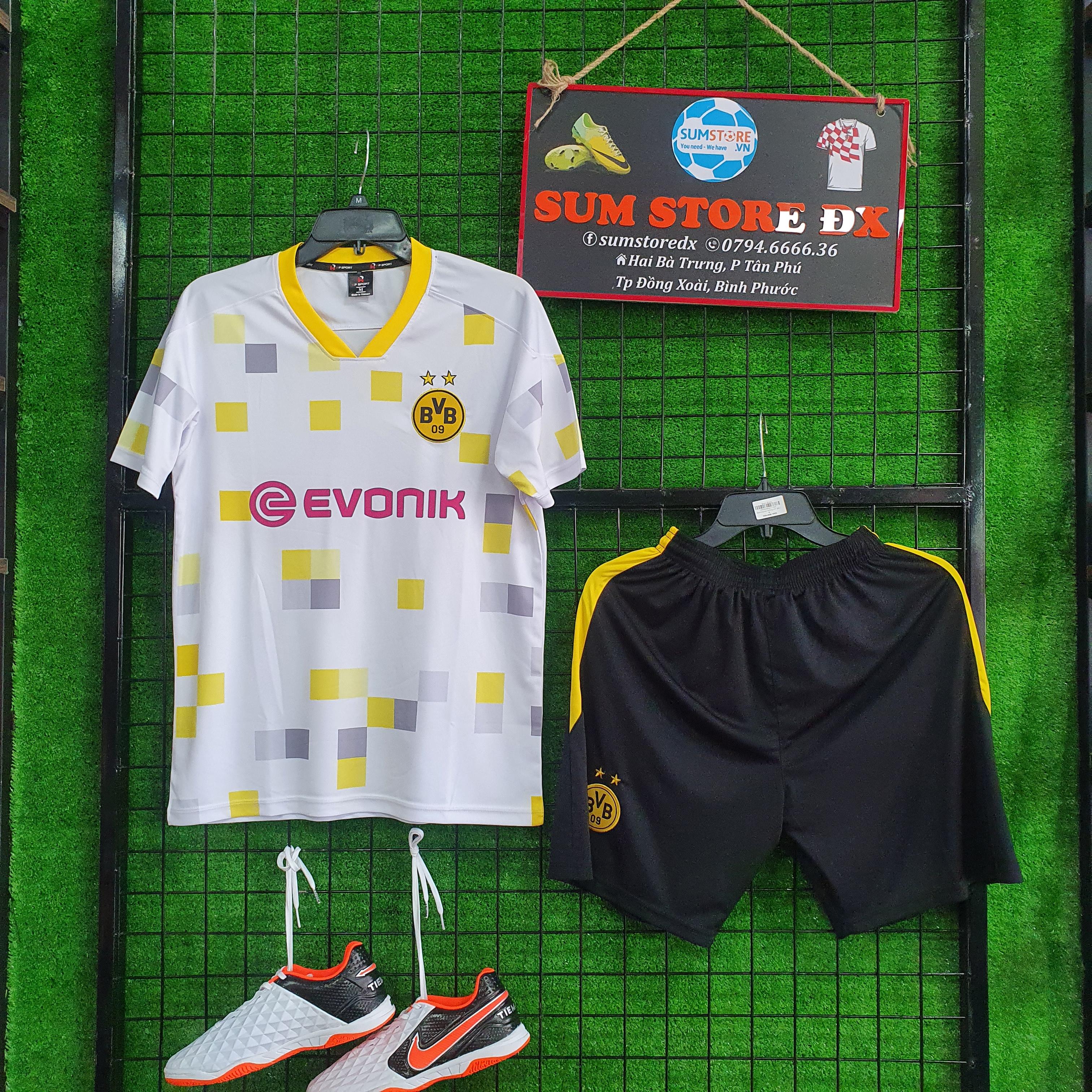 Bộ Đồ Đá Banh –  Áo Bóng Đá CLB Dortmund Trắng HP 20