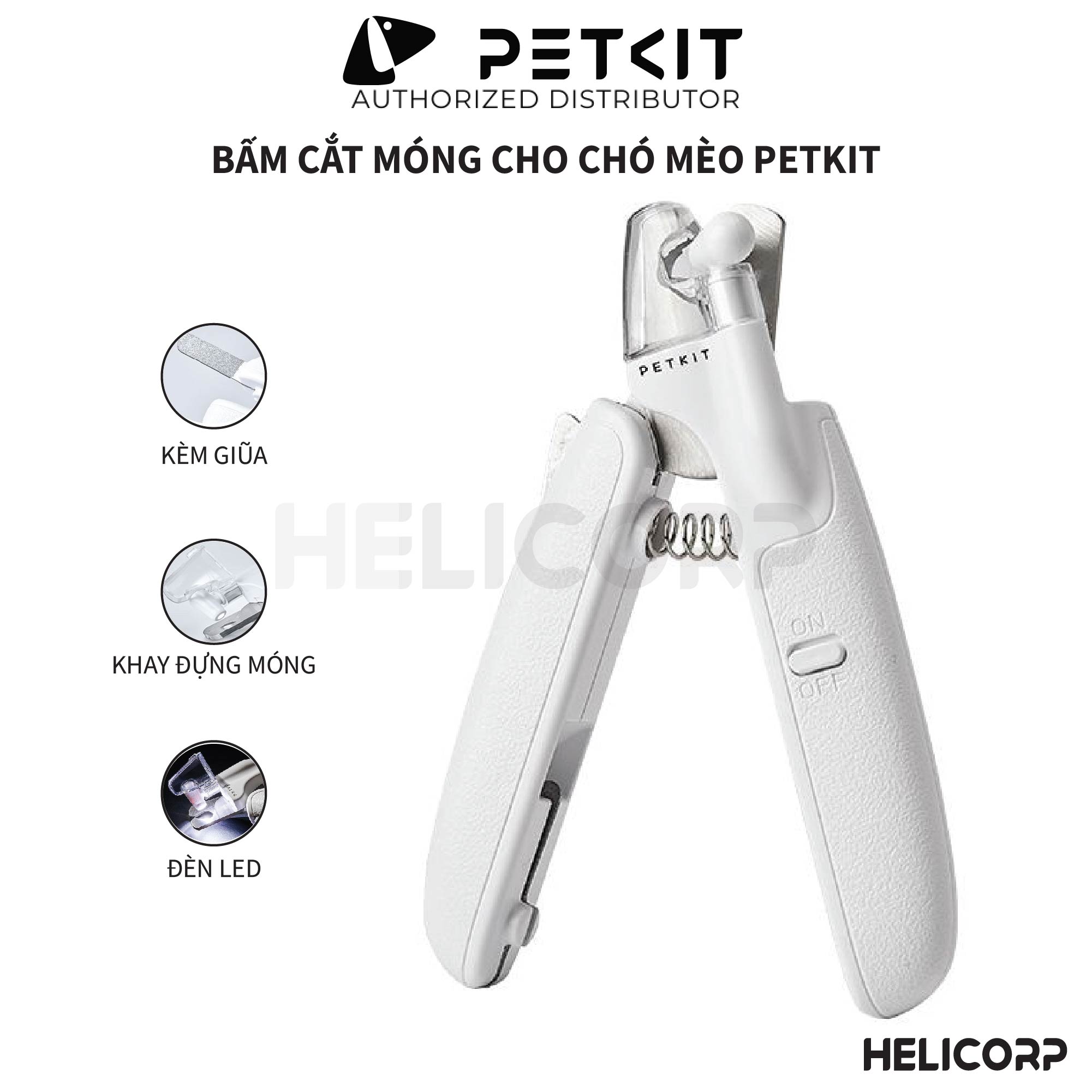 Kìm bấm cắt móng cho chó mèo petkit
