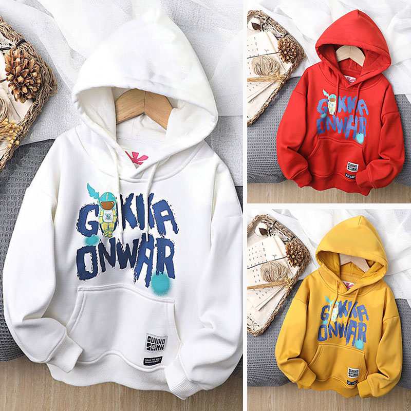 Áo khoác bé trai gái áo nỉ hoodie cho trẻ em từ 6-65KG size đại GUKKA