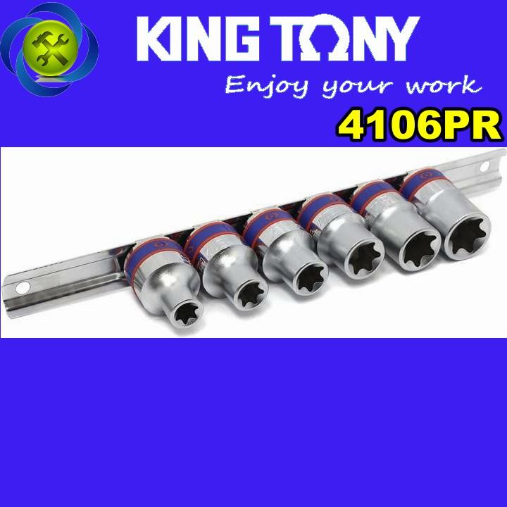 Bộ đầu khẩu sao kingtony 4106pr 6 chi tiết 1/2