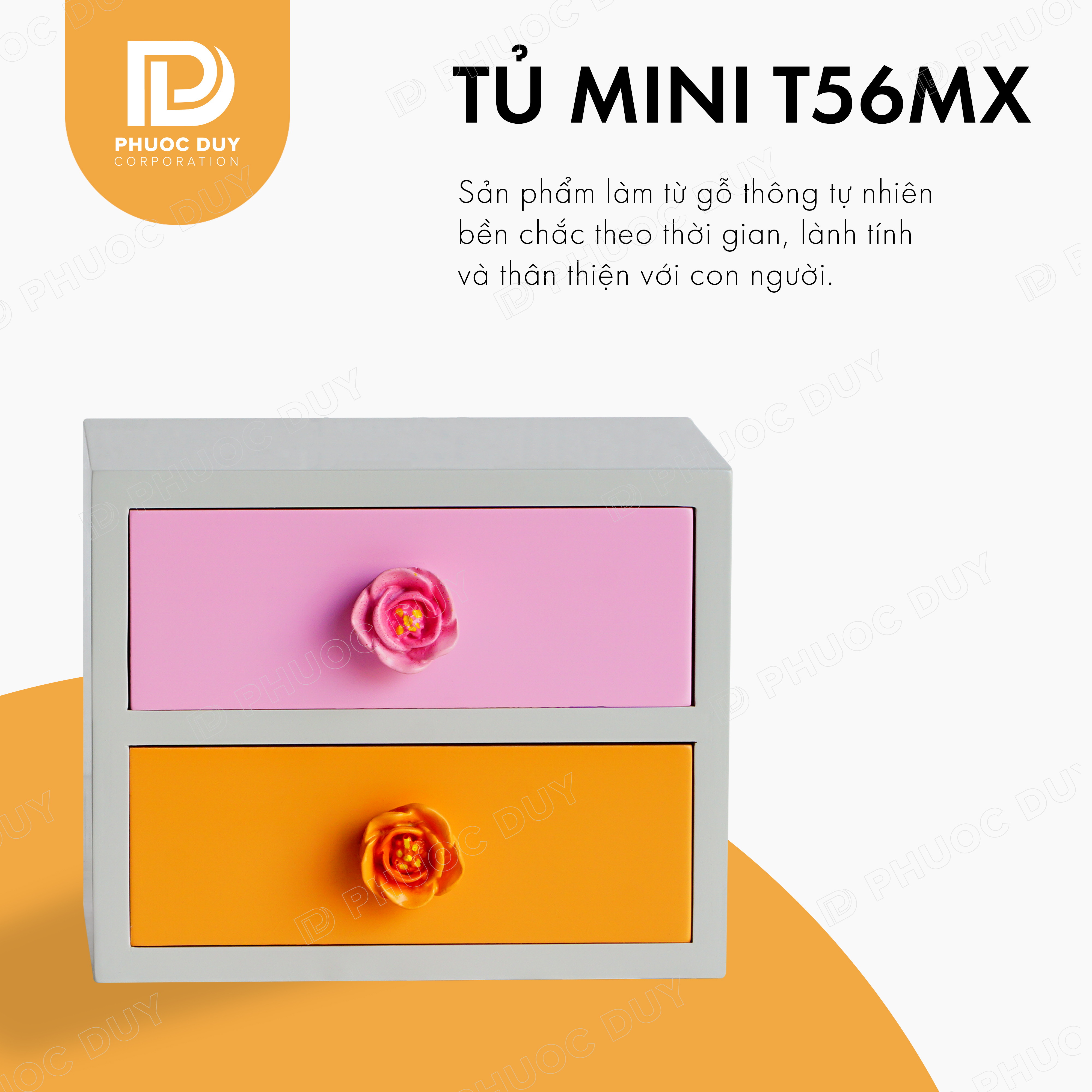 Tủ mini để bàn đa năng - Tủ nữ trang mỹ phẩm T56