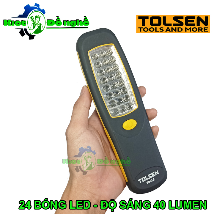 Đèn led làm việc tolsen 60015 – đèn sửa chữa cơ khí, ô tô, xe máy - kiot đồ nghề