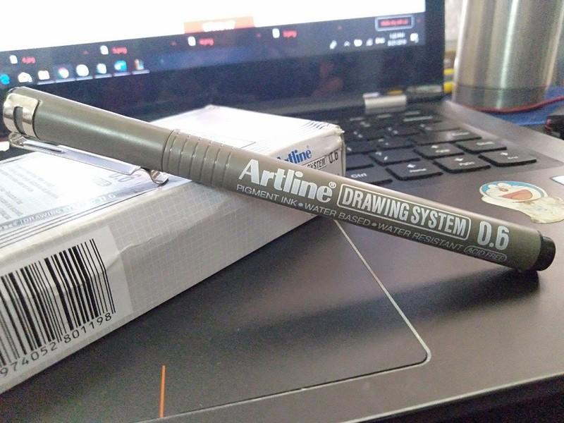 Bút vẽ kỹ thuật artline ek-236n drawing system pen ngòi 0.6mm