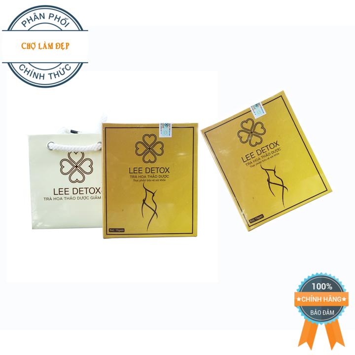 Combo 02 hộp trà hoa thảo dược giảm cân lee detox