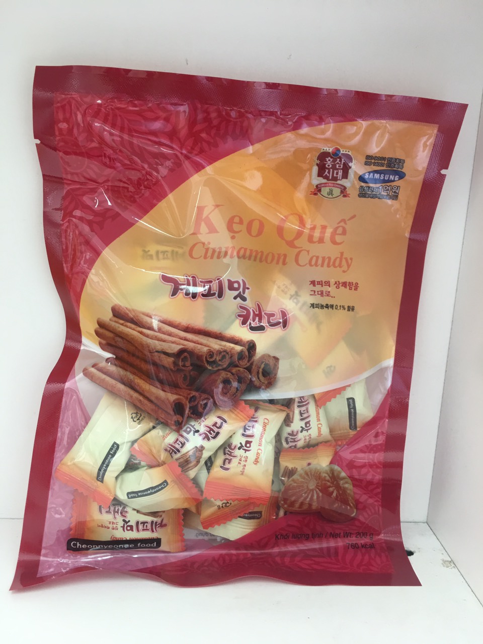Kẹo Quế Hàn Quốc nhập khẩu 200g - cinnanon candy