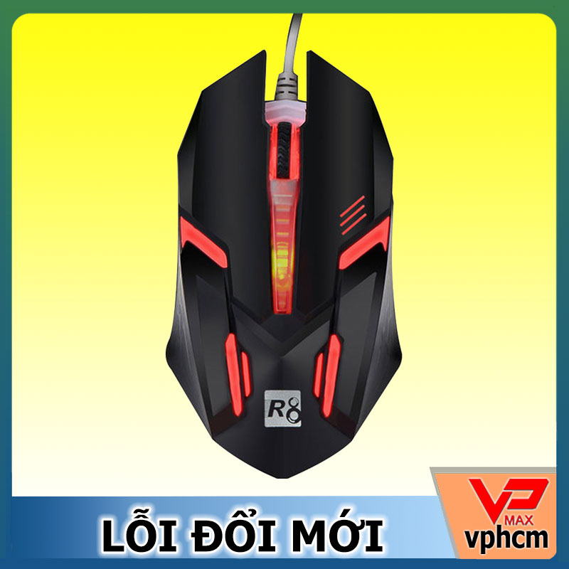 Chuột chơi game HP M100 / R8 gaming đèn led nhiều màu đầm tay