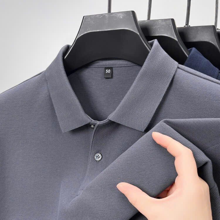 [Freeship]Short Sleeve Polo Shirt Men's Office Wear Casual Golf Polo Polo-001 - 5