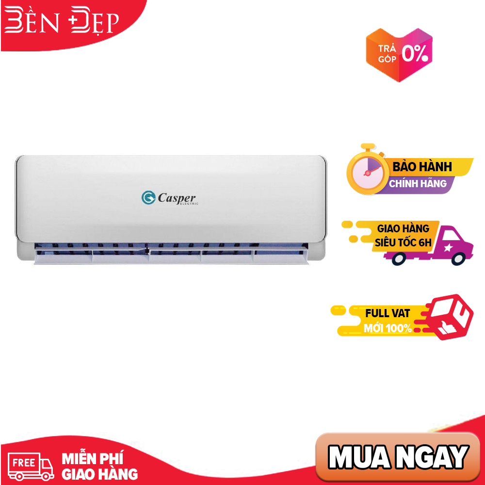 Điều hòa Casper inverter 9000BTU 2 chiều GH09IS33 Giá áp dụng giao tại HN HCM& các tỉnh liên hệ shop