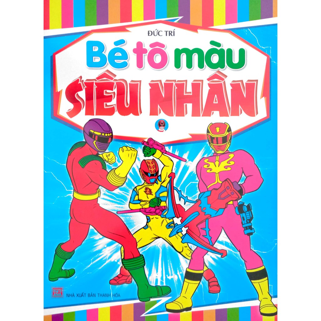 Sách - bé tô màu siêu nhân - combo 4 cuốn