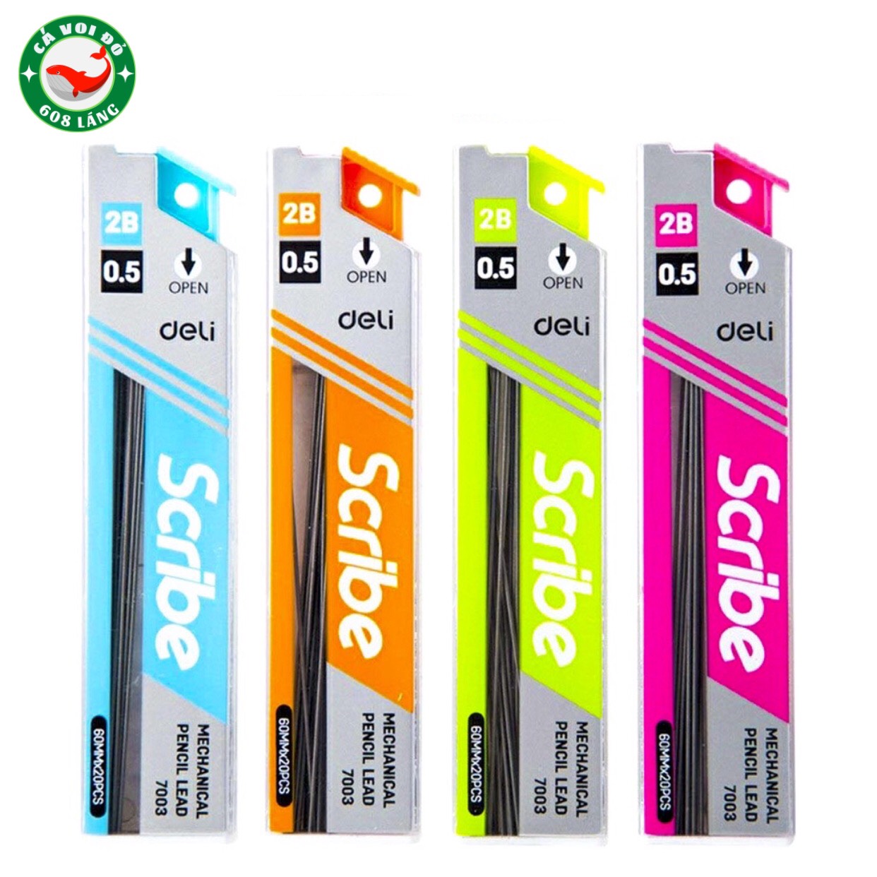 Hộp ngòi chì kim deli 0.5mm/0.7mm