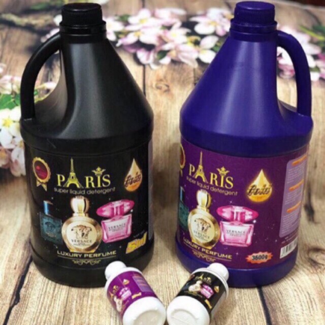 Nước giặt paris 3.6l hương nước hoa pháp - đen