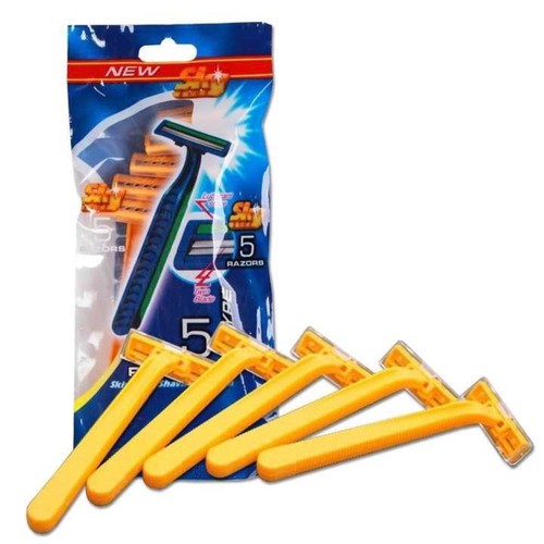 [ DAO CẠO RÂU BÉN VÀ AN TOÀN ] Combo 03 Bịch (15 cây) dao cạo râu Razors 2 lưỡi kép. (Date: 36 tháng)BÁCH HÓA UY TÍN