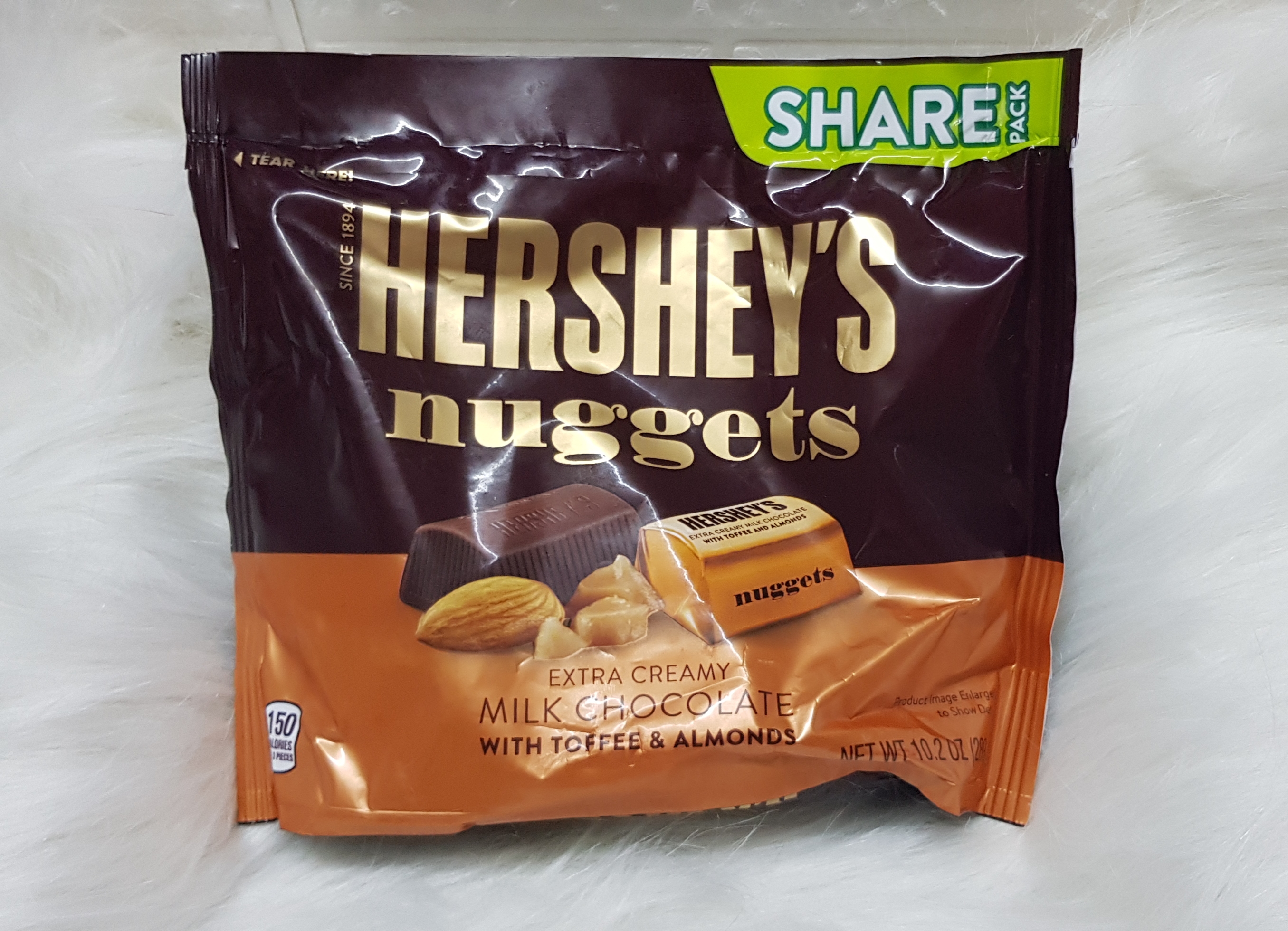 Kẹo socola sữa Hersheys nuggets 289g