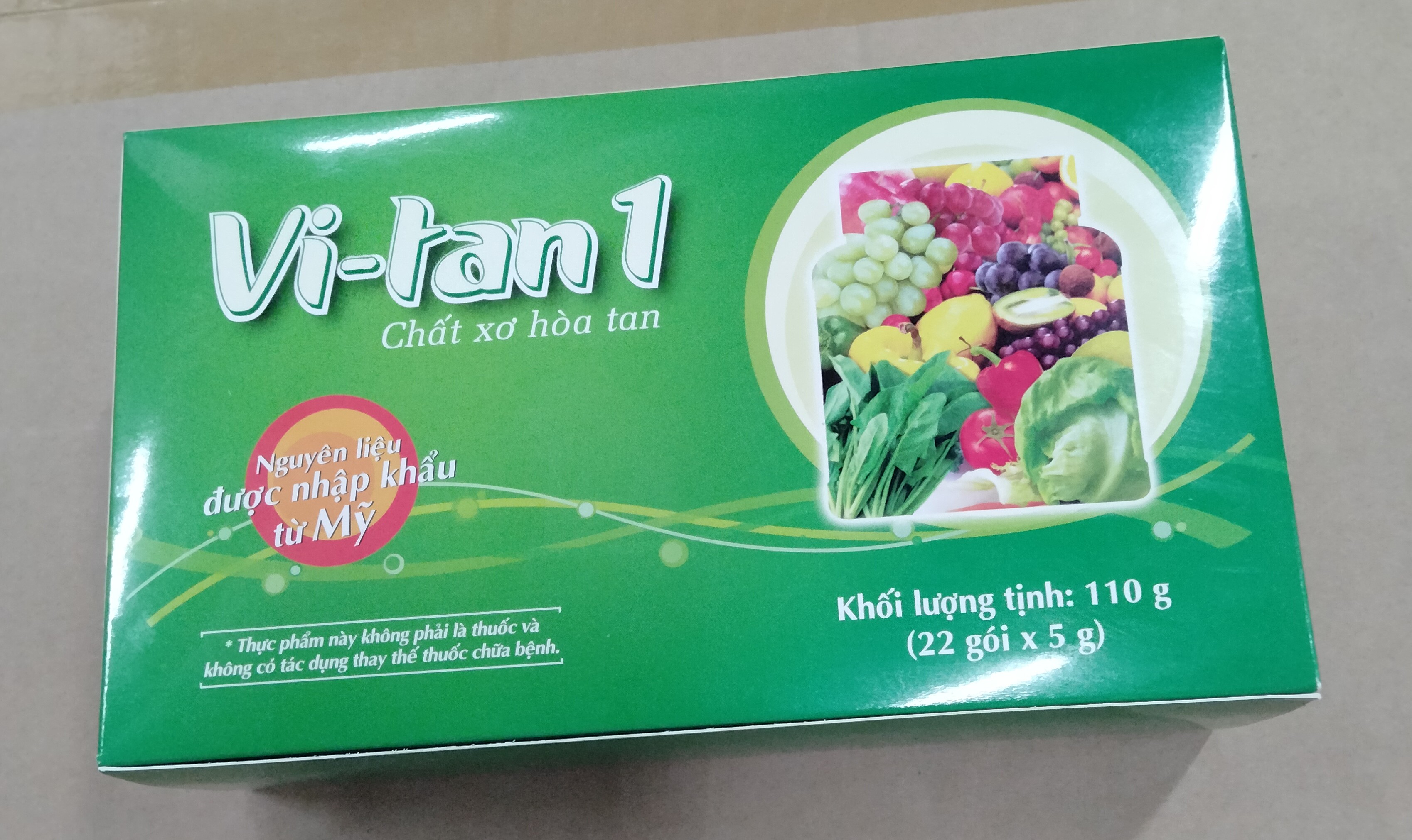 Chất Xơ Hòa Tan Vitan1 Vikybomi Dạng Hộp 110g