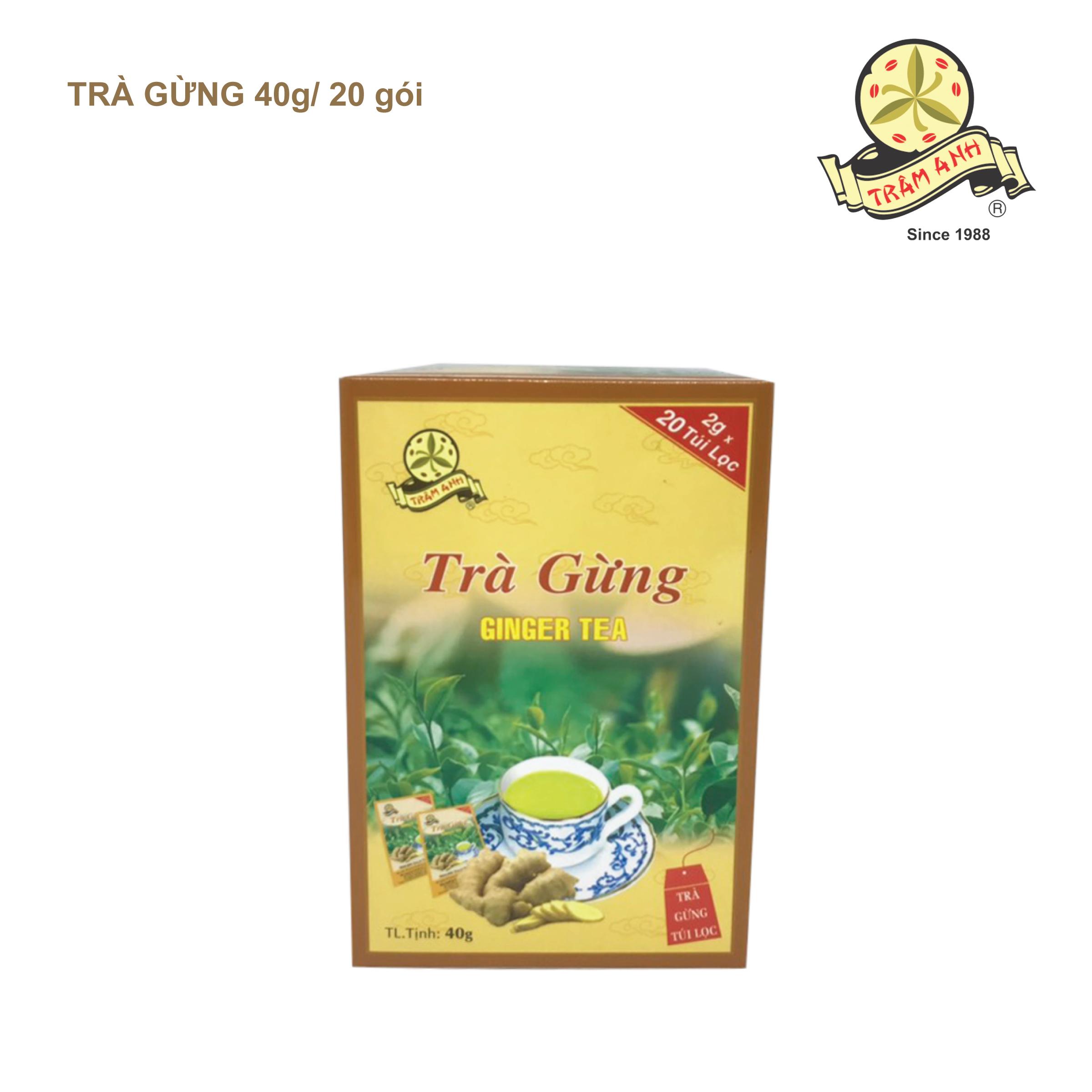 Trà Gừng TRÂM ANH- 20 túi lọc x 2gr