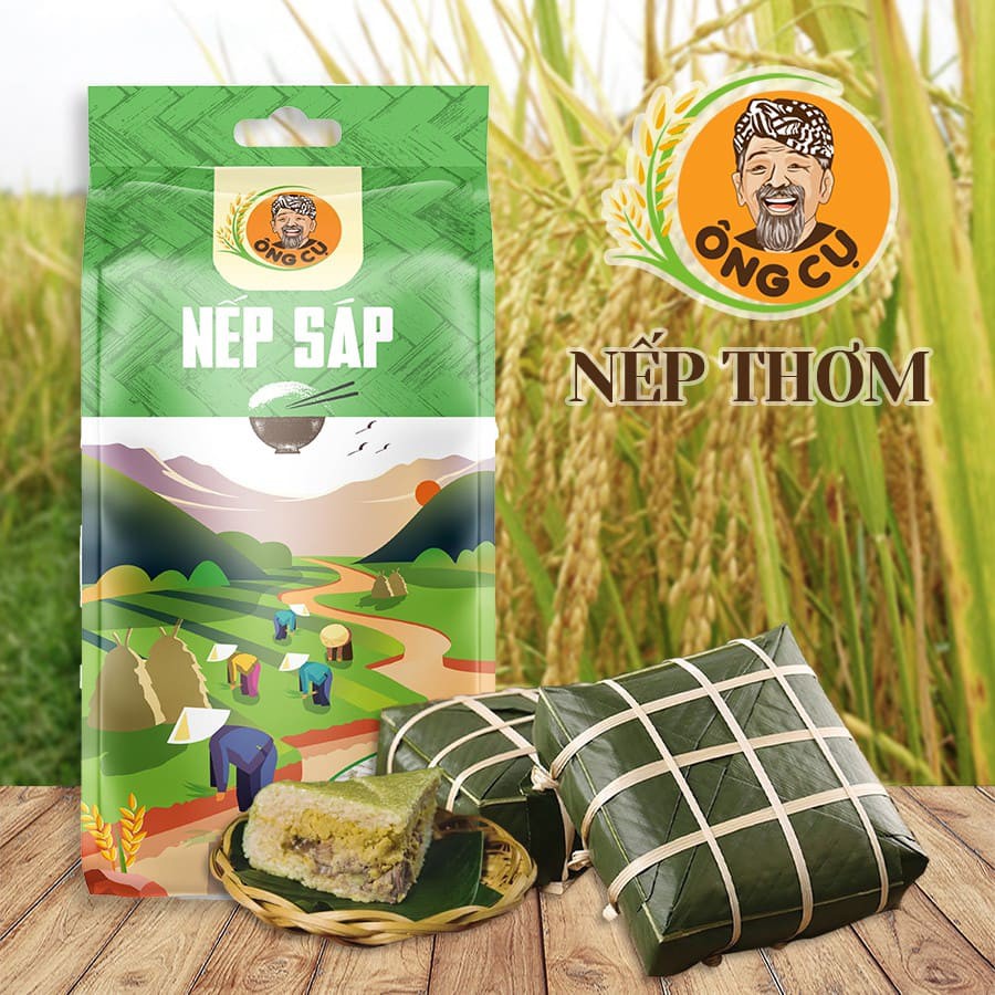Nếp sáp thơm ông cụ 1kg- ông cụ