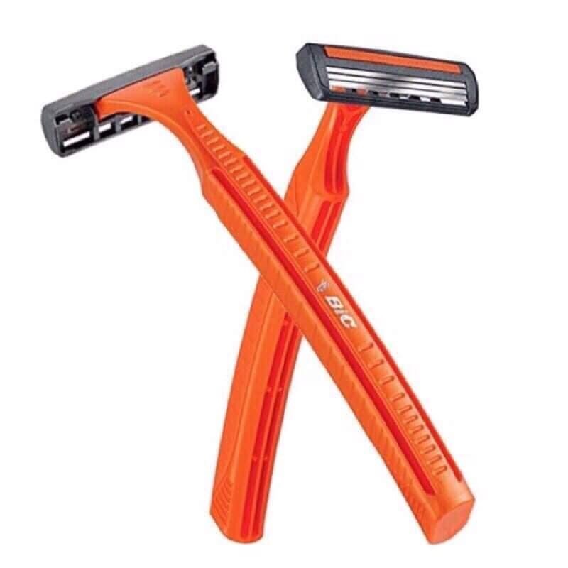Dao cạo râu tiện lợi bic 3 lưỡi siêu bén- có bôi trơn- gói 5 cây -i hàng chính hãng nhập khẩu