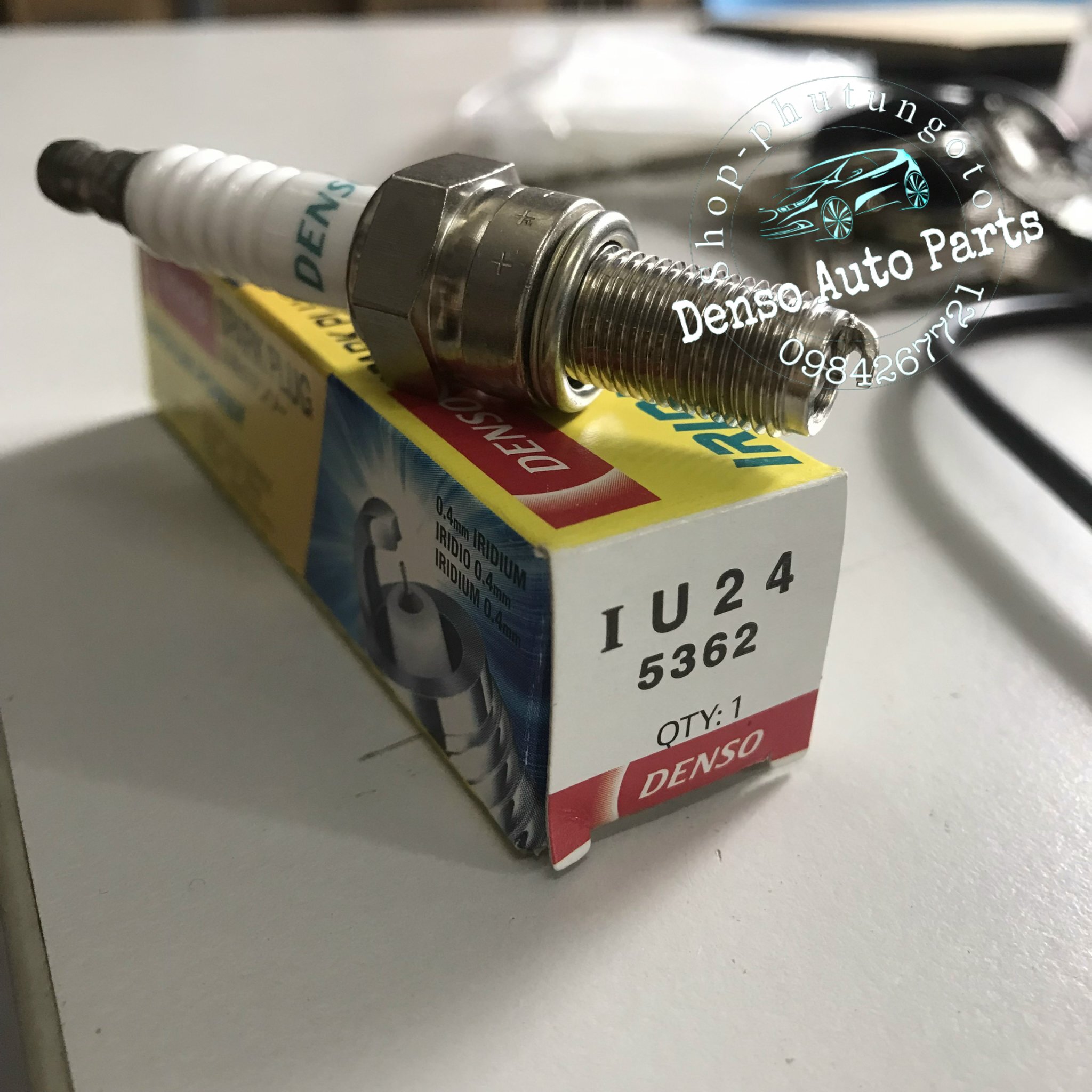 Bugi cao cấp denso iridium iu27/iu24 cho xe exciter, winner, suzuki gz150
