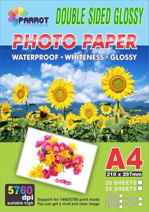 [HCM]Giấy in ảnh 2 mặt bóng khổ A4 50 tờ/xấp định lượng 140gsm