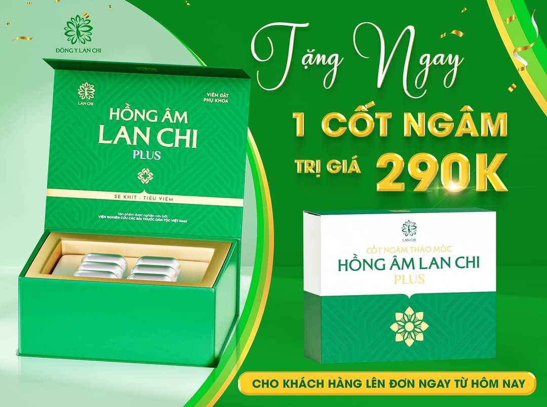 Hồng Âm Tiêu Viêm Lan Chi X2 Mẫu Mới - Viên Kén Đặt Tiểu Viêm