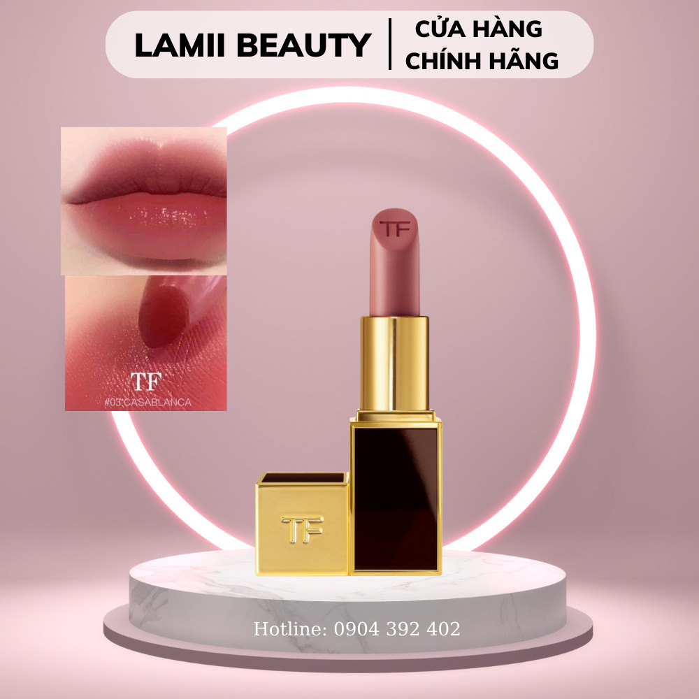 Son tom ford màu 03 casablanca mini 1g full box - lamii beauty