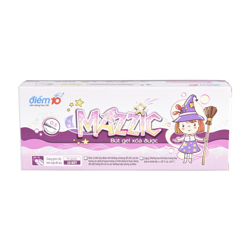 Hộp 20 cây Bút Gel Xóa Được Mazzic TP-GELE01