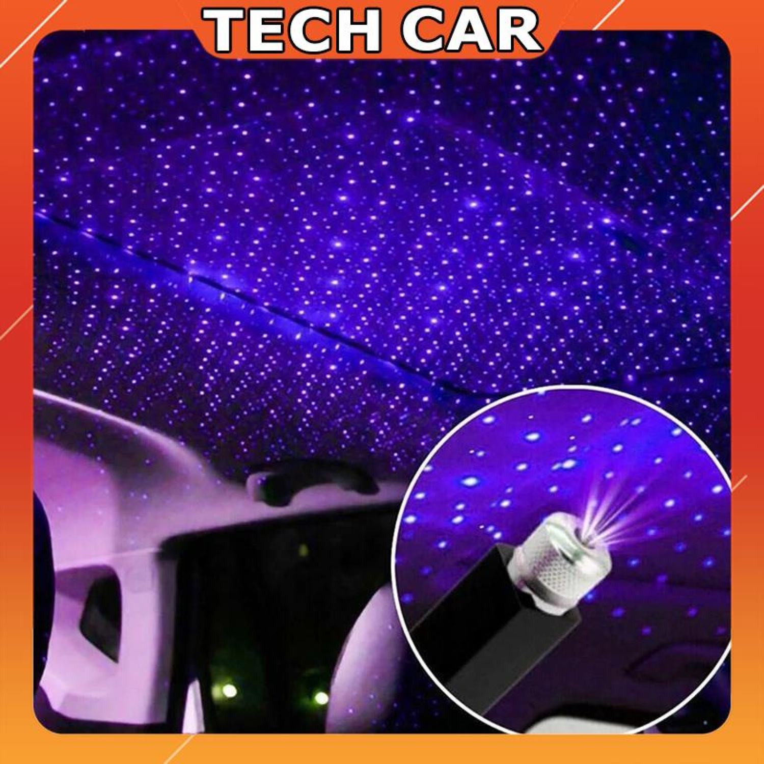 🍁𝐅𝐑𝐄𝐄𝐒𝐇𝐈𝐏🍁 Đèn Led Chiếu Sao Trần Ô Tô - Đèn Led Bầu Trời Sao Chiếu Trần Xe Ô Tô