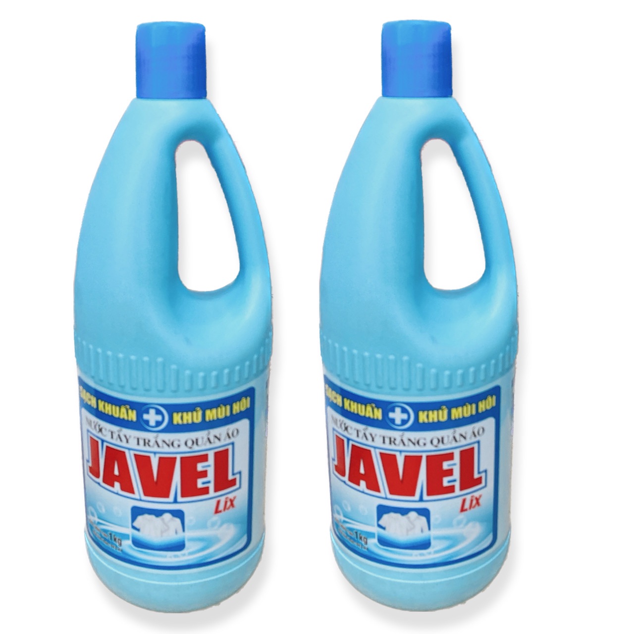 Combo 2 chai  mỗi chai 1kg nước tẩy vết bẩn quần áo Javel Date mới 24