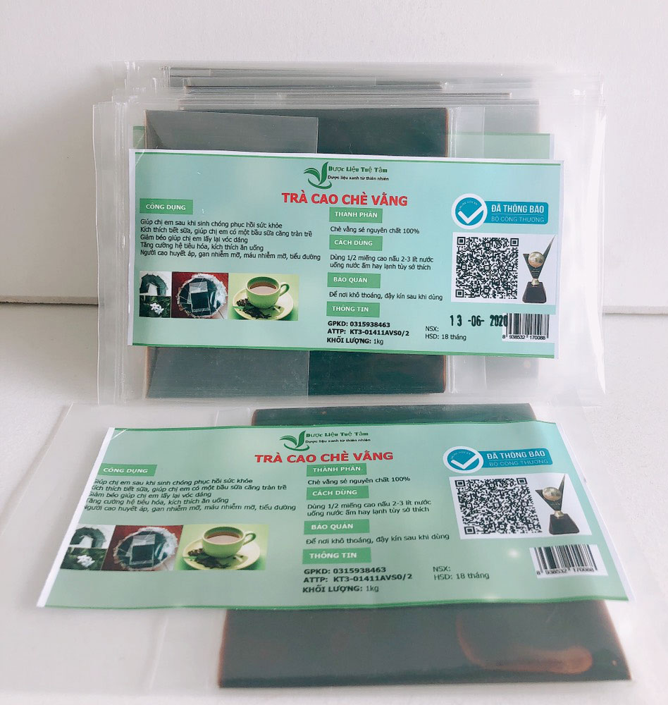 [HCM]Cao chè vằng Quảng sản phẩm hỗ trợ - 1kg được 50 miếng - Loại cao cấp giảm cân lợi sữa giúp chị em sau khi sinh chóng phục hồi sức khỏe