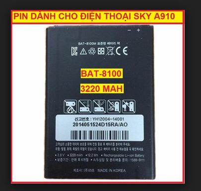 Pin sky a910, vega iron 2