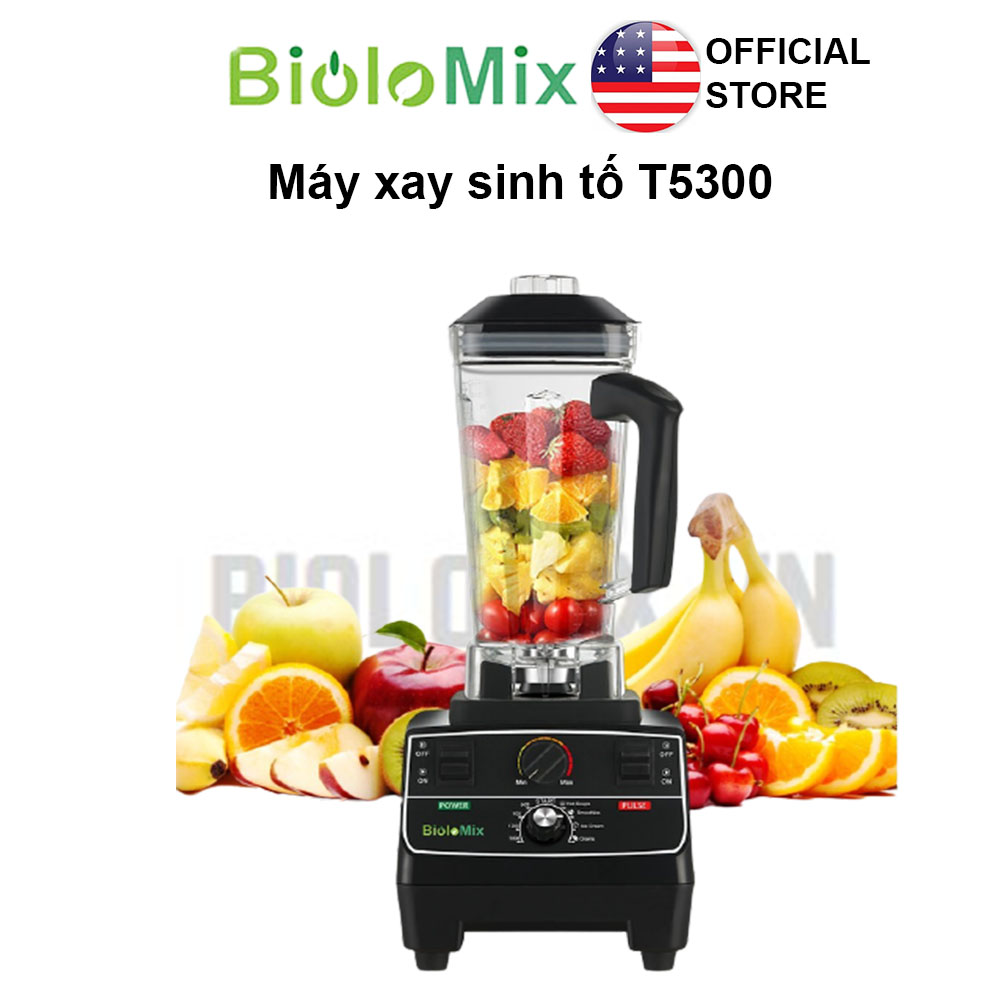 [HCM]BioloMix Máy xay sinh tố BioloMix UPGRADED có thiết kế thời trang và hiệu suất vượt trội với công suất 2200w không BPA