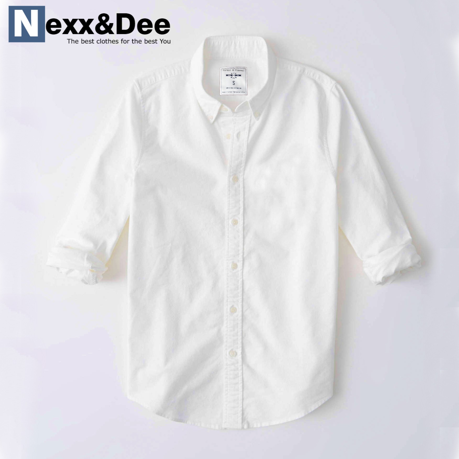 [HCM]Áo sơ mi trắng nam áo sơ mi nam  regular fit chất liệu oxford xịn