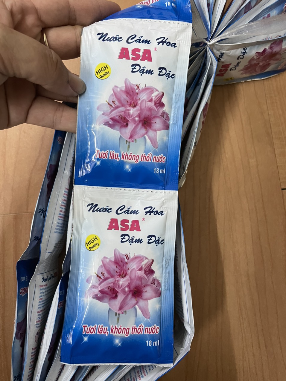 Set 02 gói nước cắm hoa asa đậm đặc