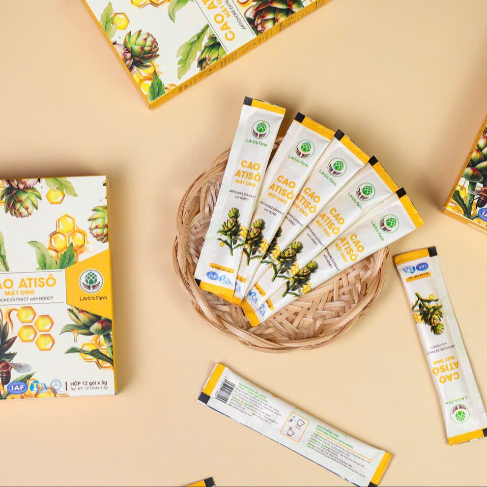 Stick Cao Atiso Mật Ong LArti’s Farm (12 Gói x 5g)