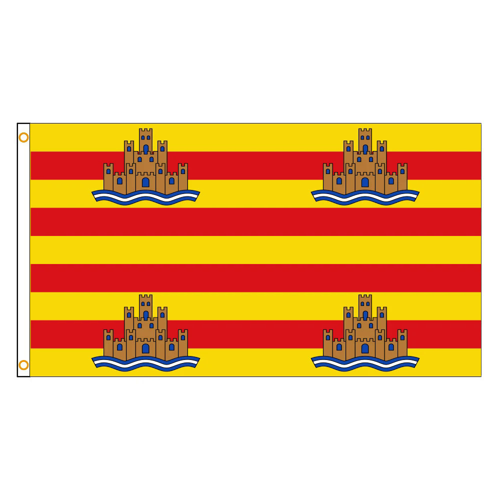 Cờ cờ 3x5fts 90x150cm Tây Ban Nha quần đảo balearic Tây Ban Nha cờ IBIZA