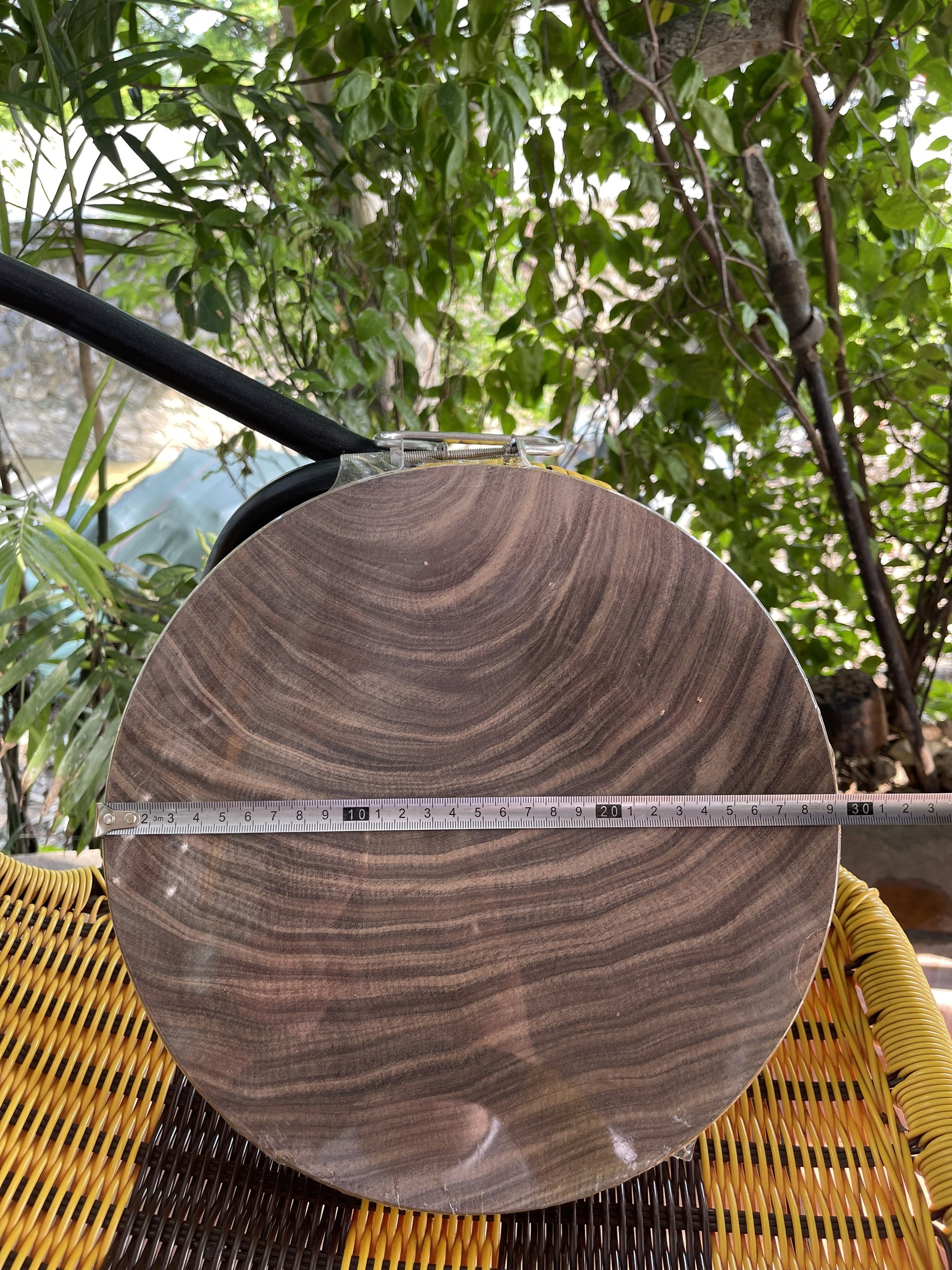 Thớt Gỗ Nghiến Không Tâm đường kính 39cm