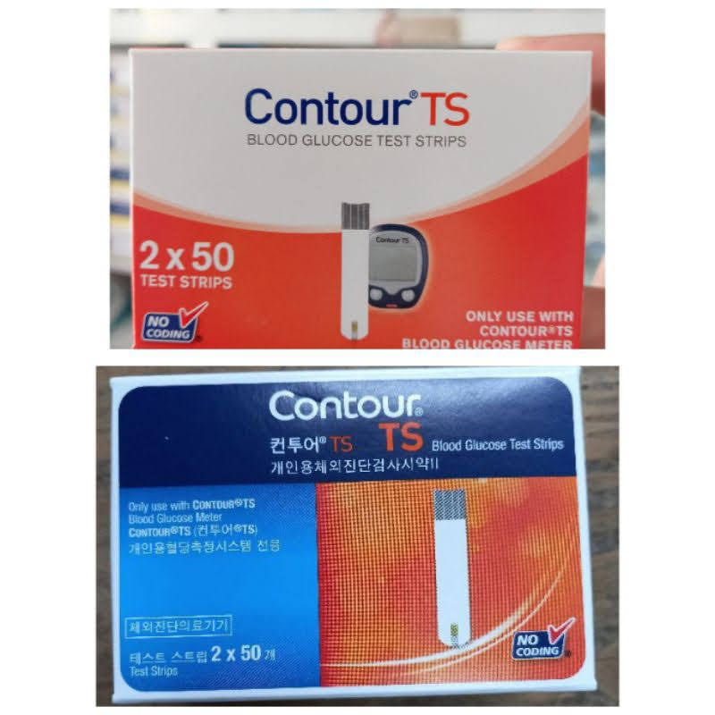50que thử đường huyết contour ts