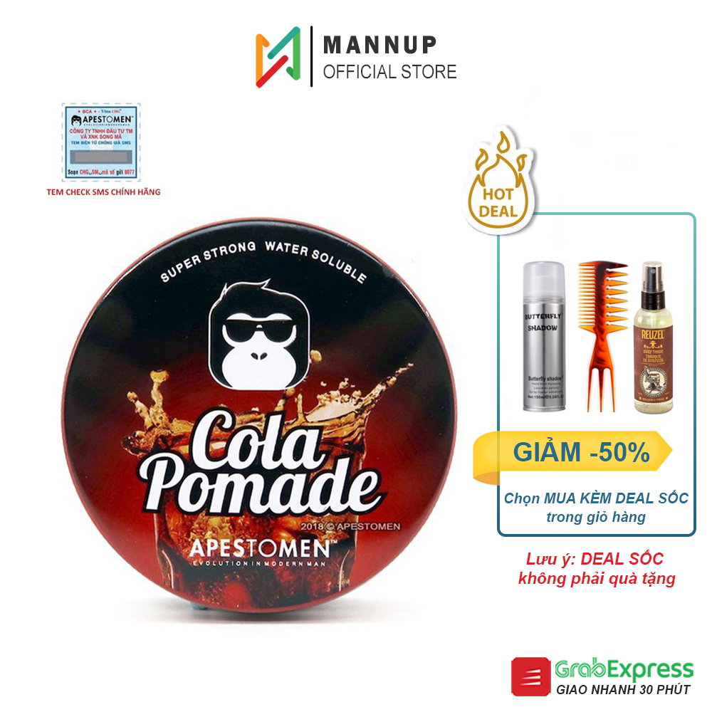 Sáp Vuốt Tóc Nam Apestomen Cola Pomade 80g